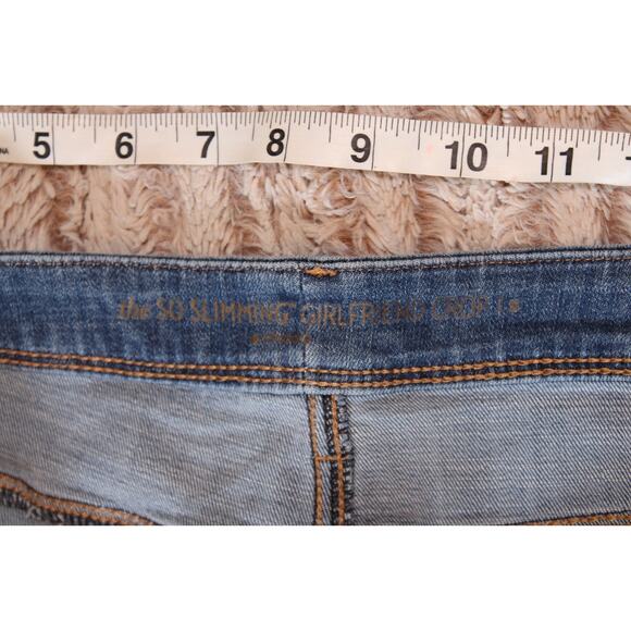 Chicos So Slimming Girlfriend Crop Jeans Chicos Sz Blue Jeans, nice - Picture 8 of 14
